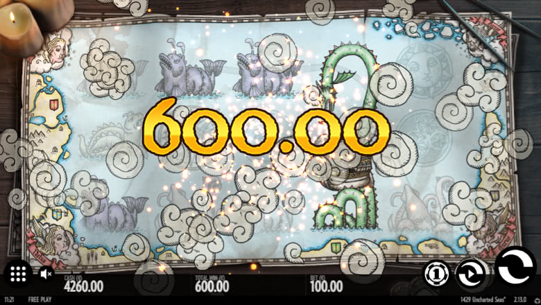 1429 Uncharted Seas Slots Win