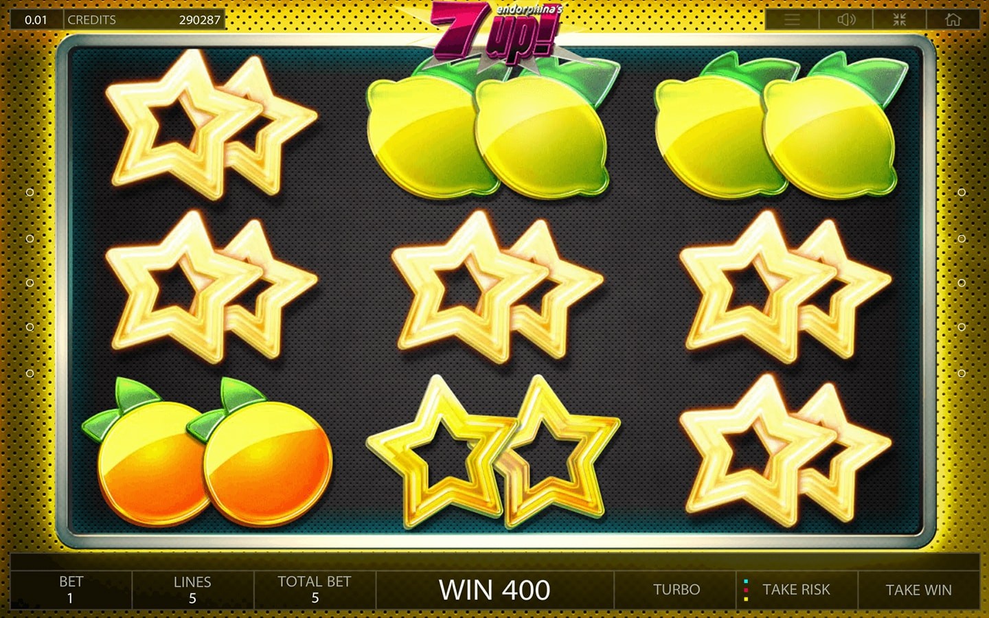 7-UP online slots game win lines