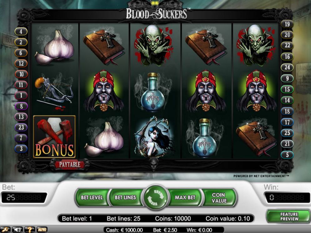 Blood Suckers online slots game gameplay