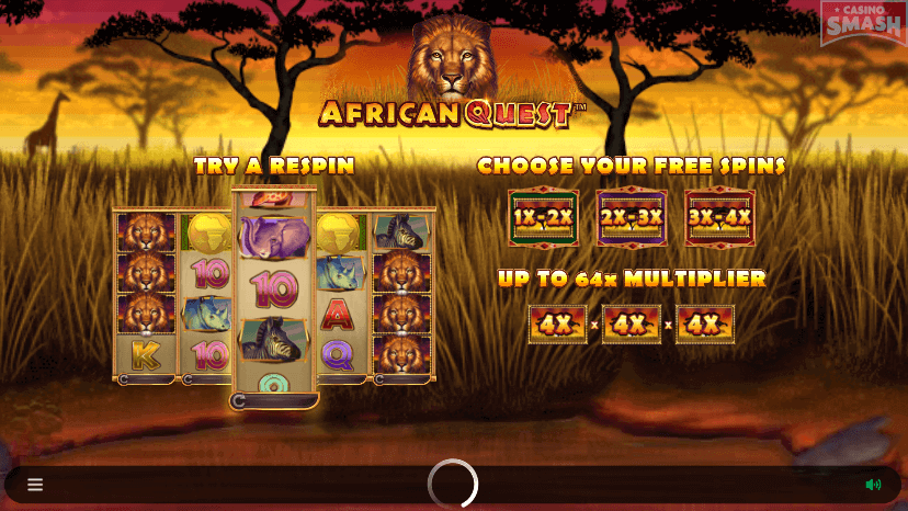 African Quest Slot Game Bonuses