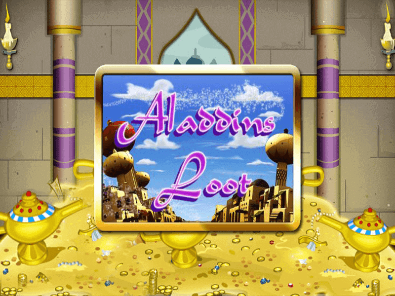 Aladdins Loot slots game logo