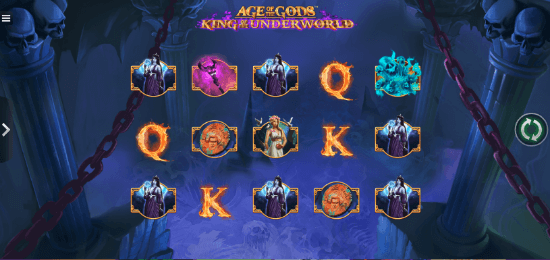 Age of the Gods: King of The Underworld Slot Gameplay