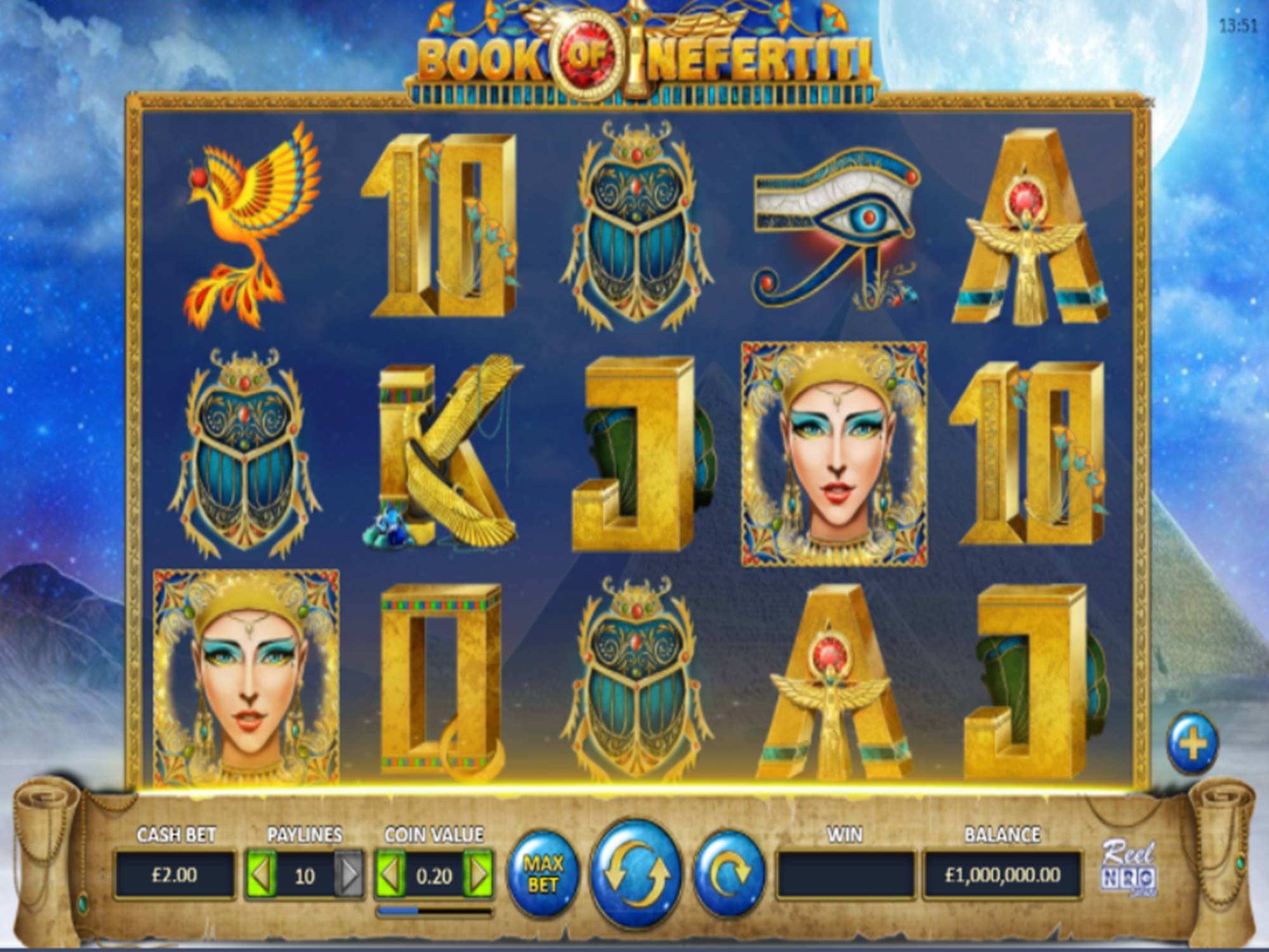 Book of Nefertiti Slot Game
