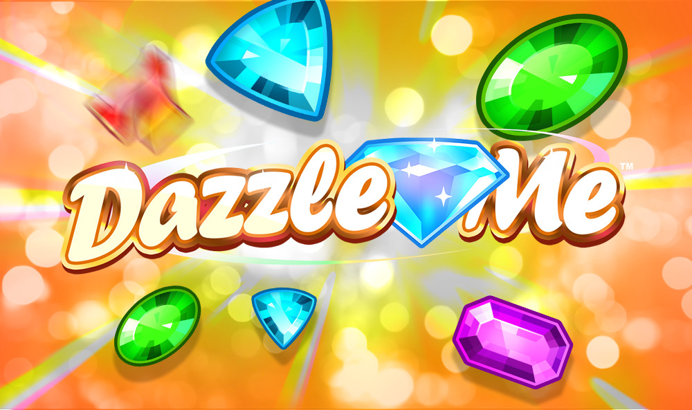 dazzle me slots game logo