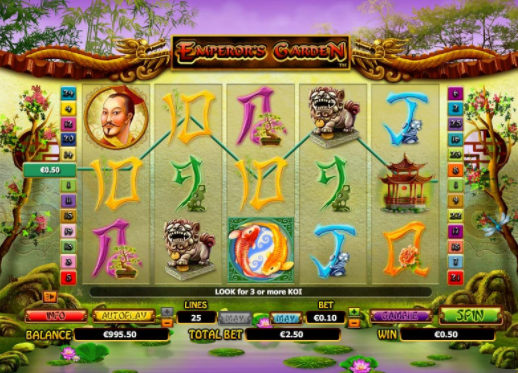 Emperor's Garden Slot gameplay