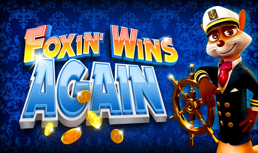 Foxin Wins Again online slots game logo