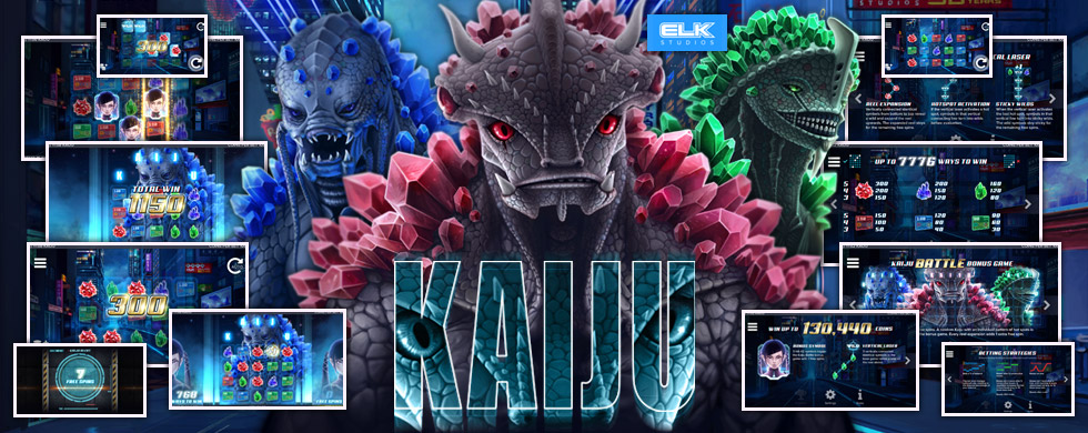 kaiju slots game logo
