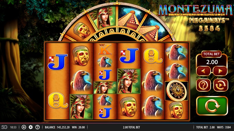 Montezuma MegaWays Slot Game Play
