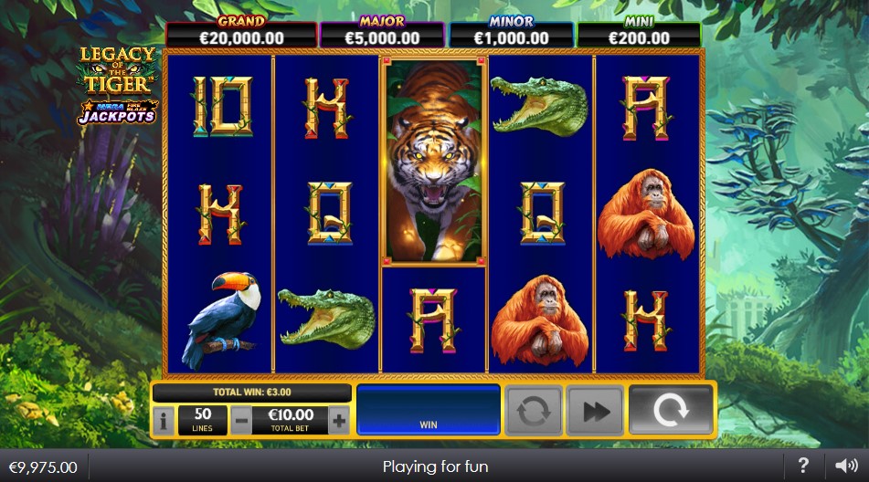 Legacy of the Tiger Slot Gameplay