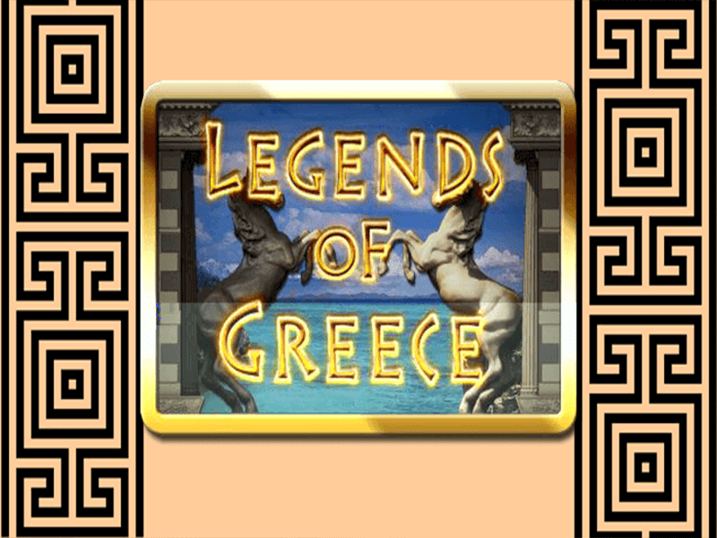 legends of greece slots game logo