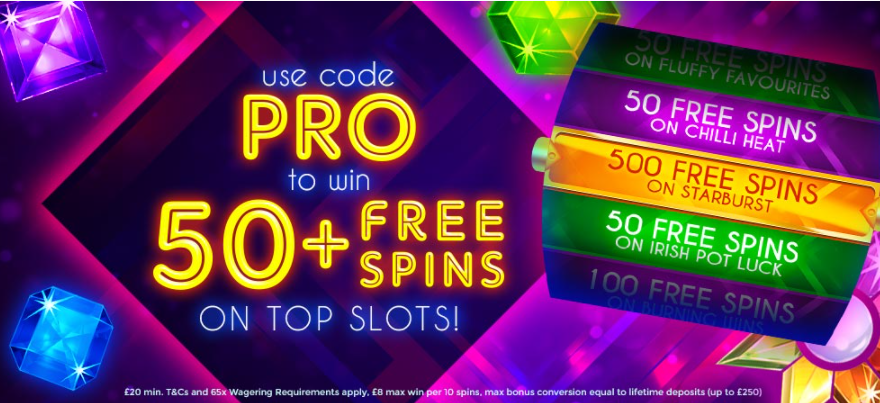 Weekly Free Spins - 500 FREE