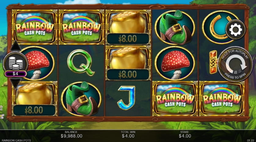 Rainbow Cash Pots Slot Gameplay