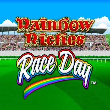 Rainbow Riches Race Day Slot Logo Easy Slots