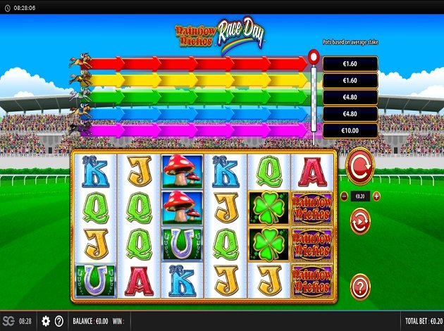 Rainbow Riches Race Day Slots Reels