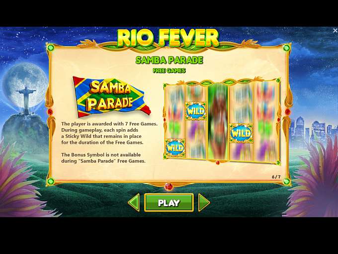 Rio Fever Slots Info