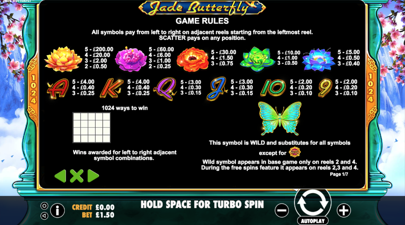 jade butterfly game slots