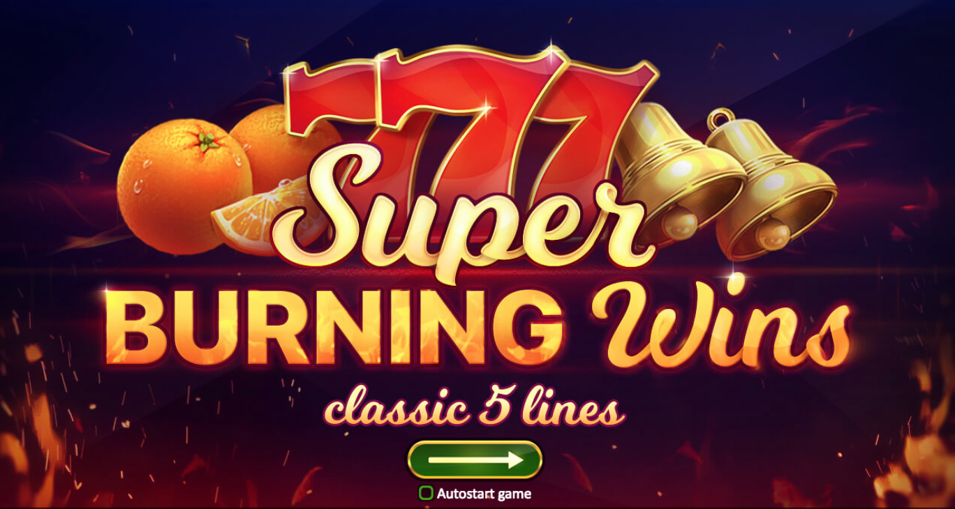 super burning wins logo