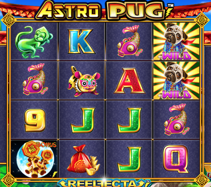 astro pug game slots