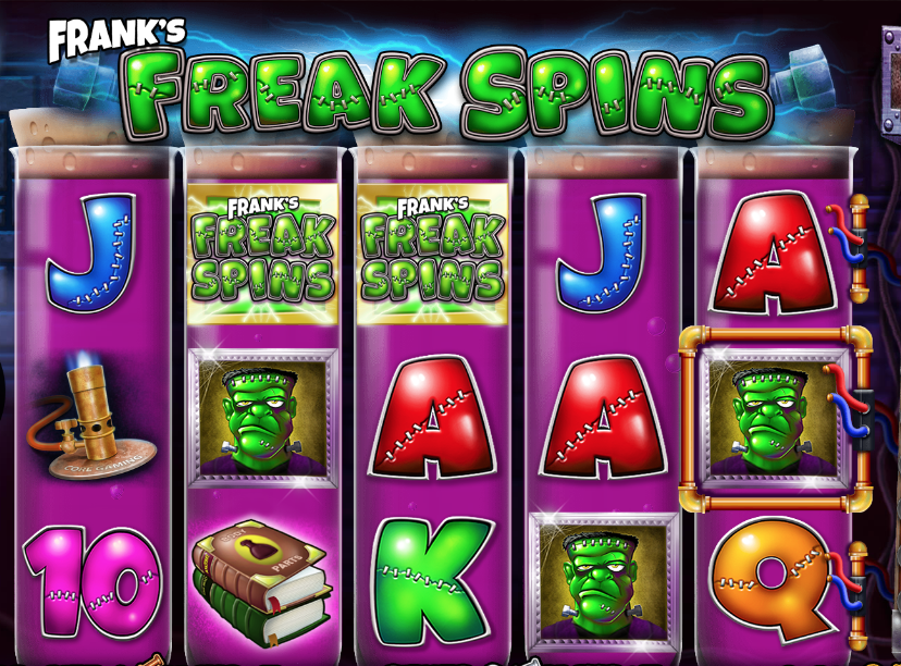franks freak spins game