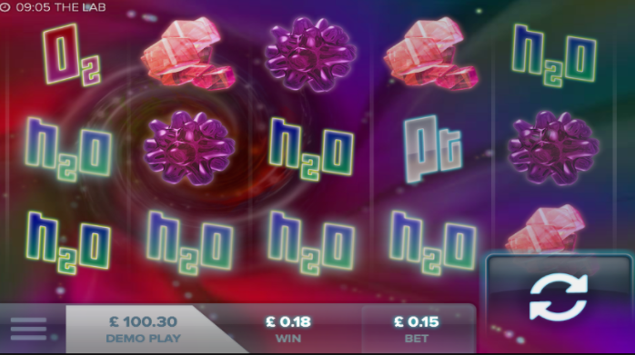 The Lab game screen