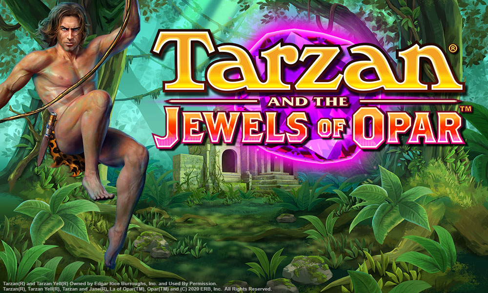 Tarzan and the Jewels of Opar Slot Logo Easy Slots