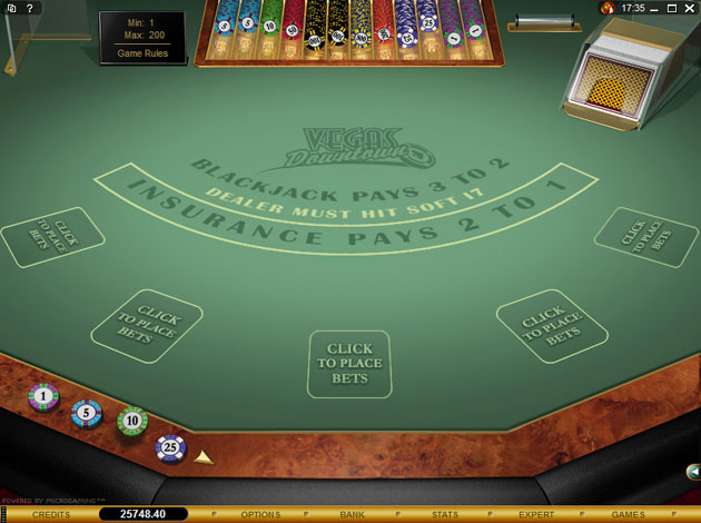 Vegas Downtown Blackjack Easy Slots