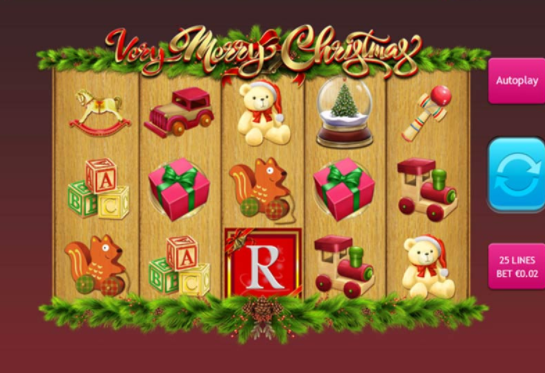 Very Merry Christmas Slots gameplay