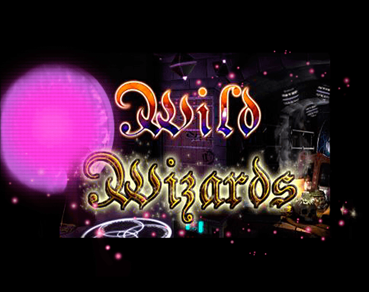 wild wizards slots game logo
