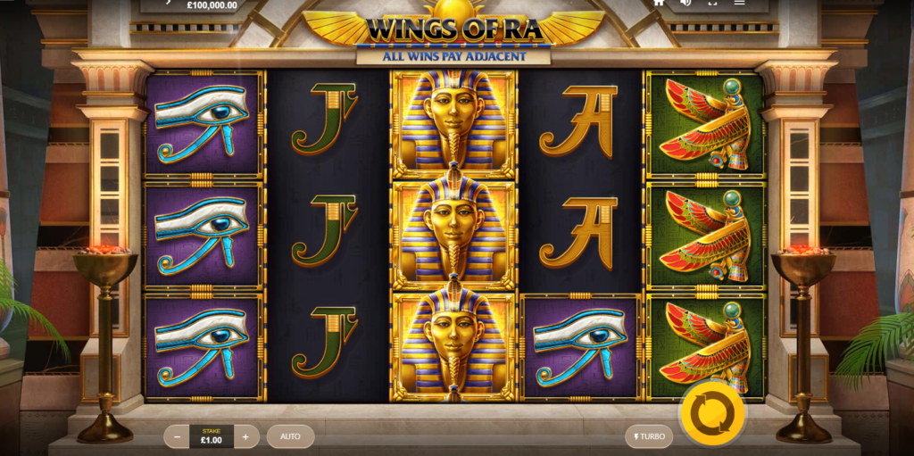 Play Wings of Ra Slot Game