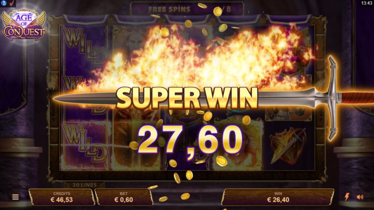 Age of Conquest Slot Super Win