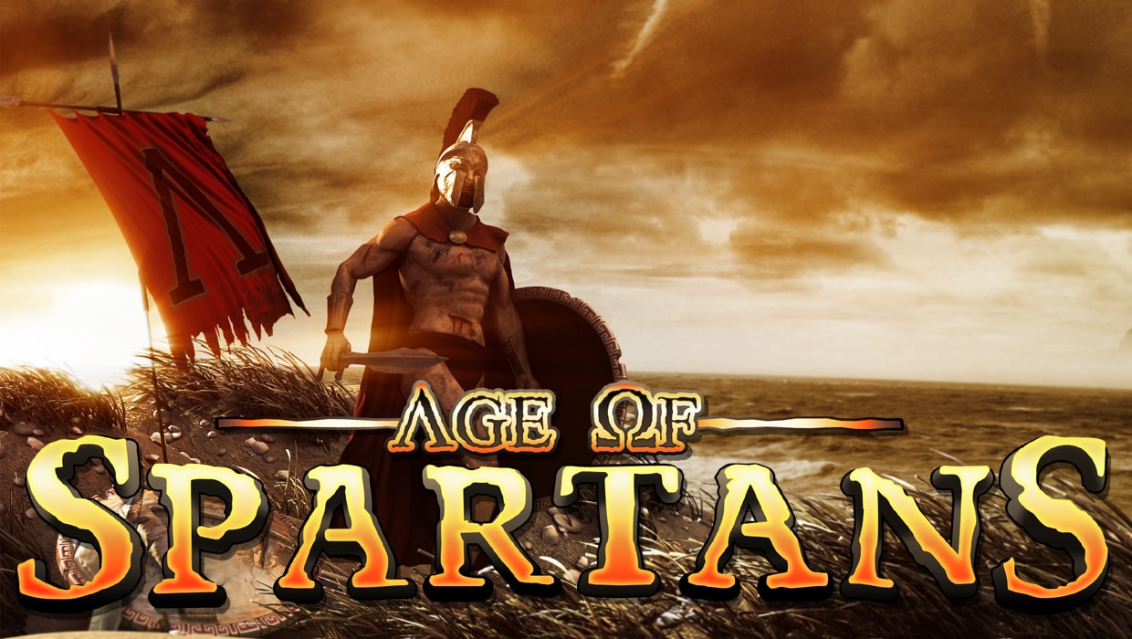 Age of Spartans slots game logo