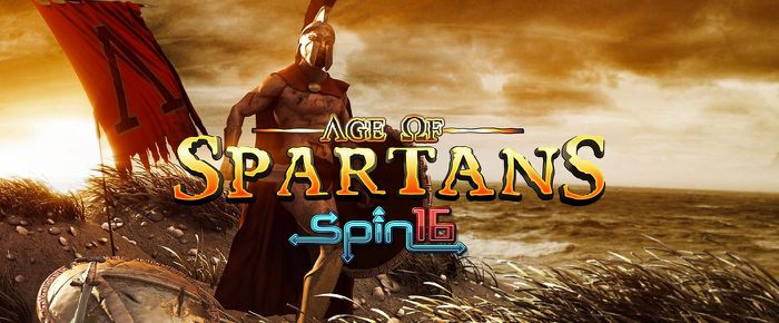 Age of Spartans Spin 16 slots game logo