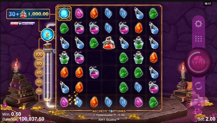 Alchemy Fortunes Slot Gameplay