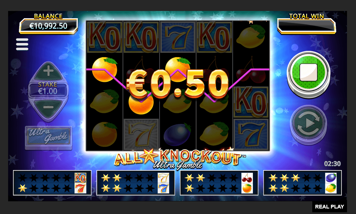 All Star Knockout Ultra Gamble Free Slots
