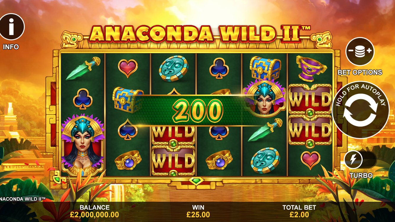 Anaconda Wild II Slot Gameplay