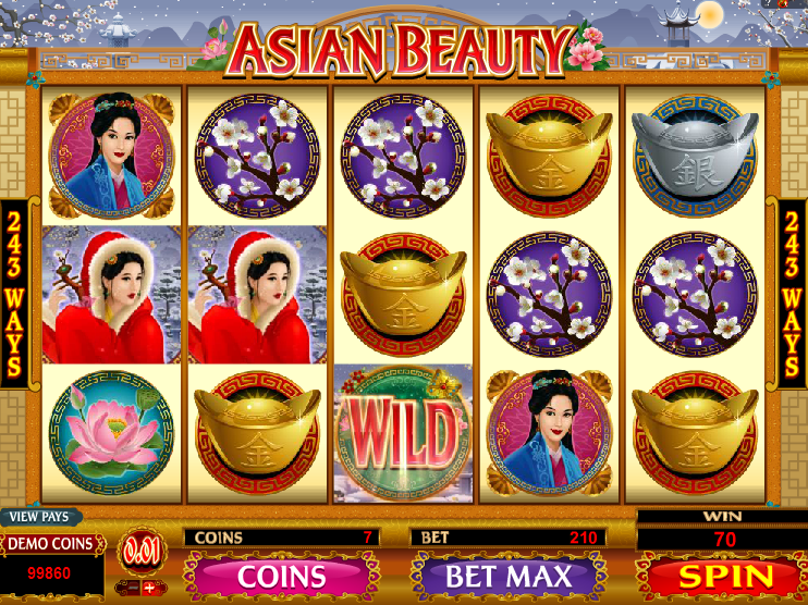 Asian Beauty slots gameplay