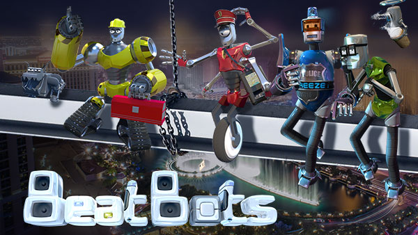 beat bots slots game logo