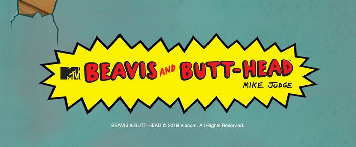 bEAVIS AND bUTTHEAD Slot Logo