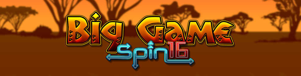 big game spin 16 slots game logo