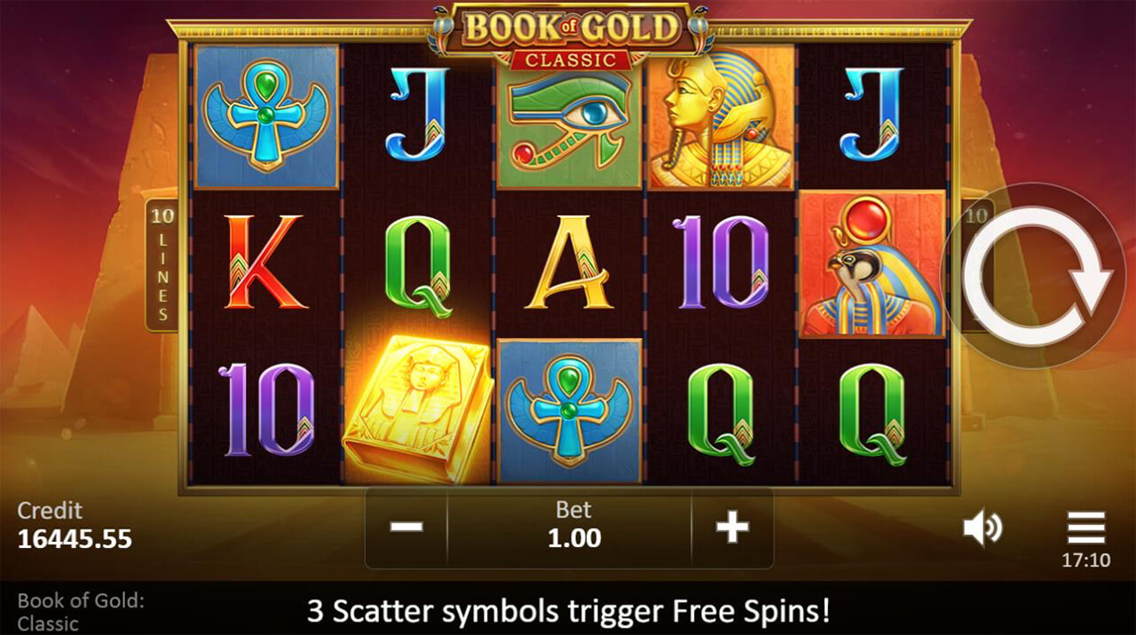 book of gold classic slot gameplay