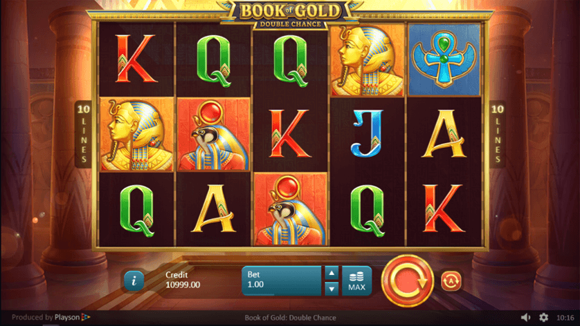 book of gold double chance slot gameplay