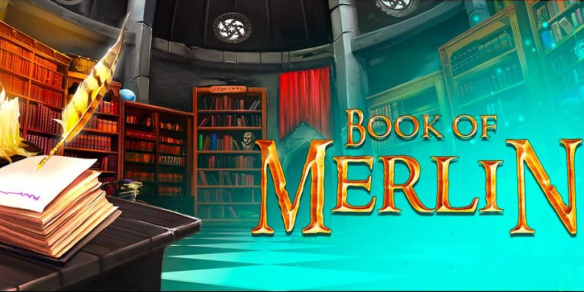 Book of Merlin Slot Banner