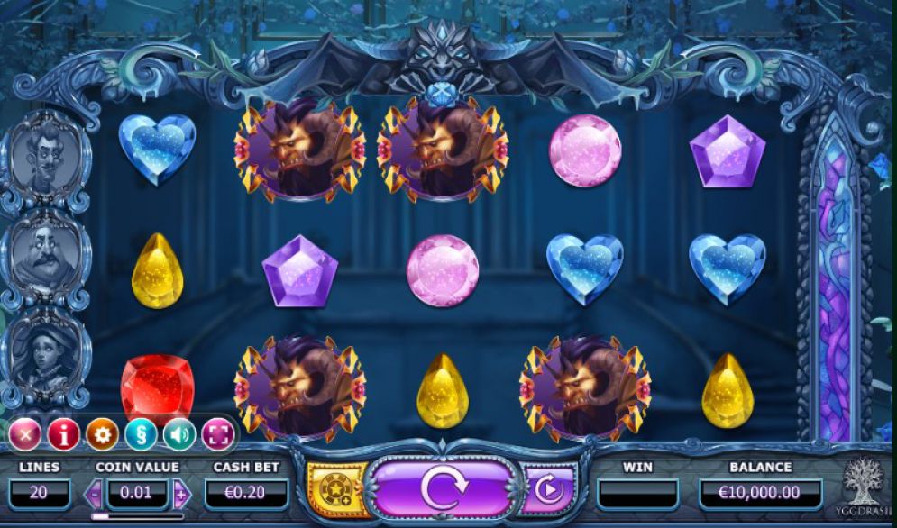Beauty and the Beast online slots game gameplay