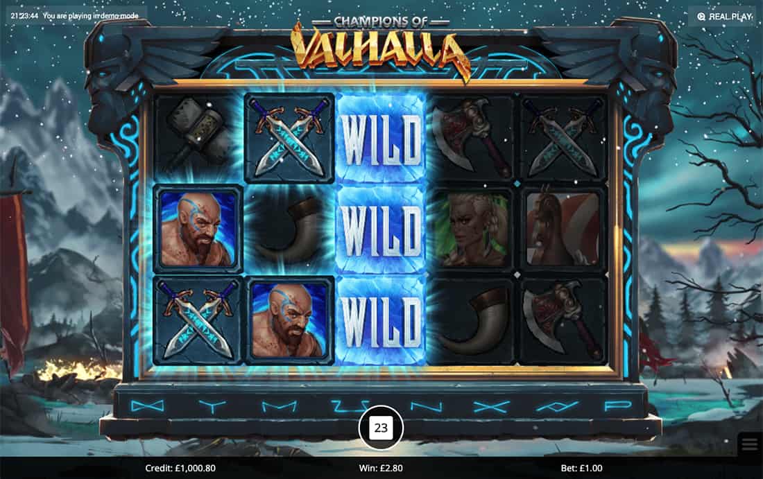 Champions of Valhalla Gameplay Casino