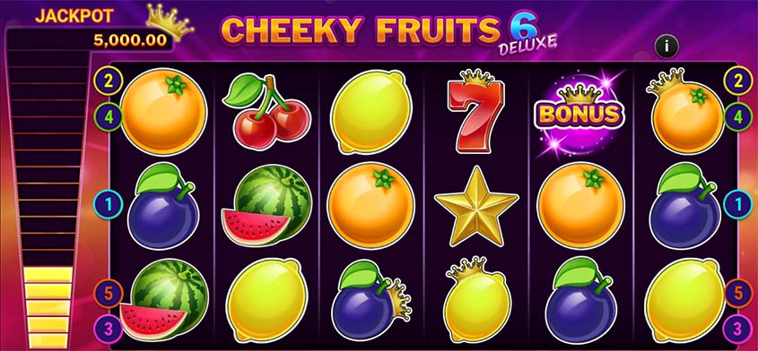 Cheeky Fruits 6 Deluxe Free Slots
