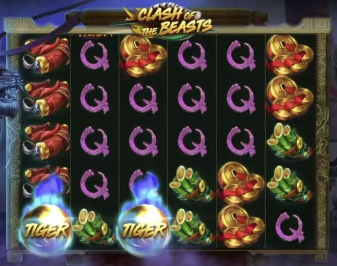 Clash Of The Beasts Slot Gameplay