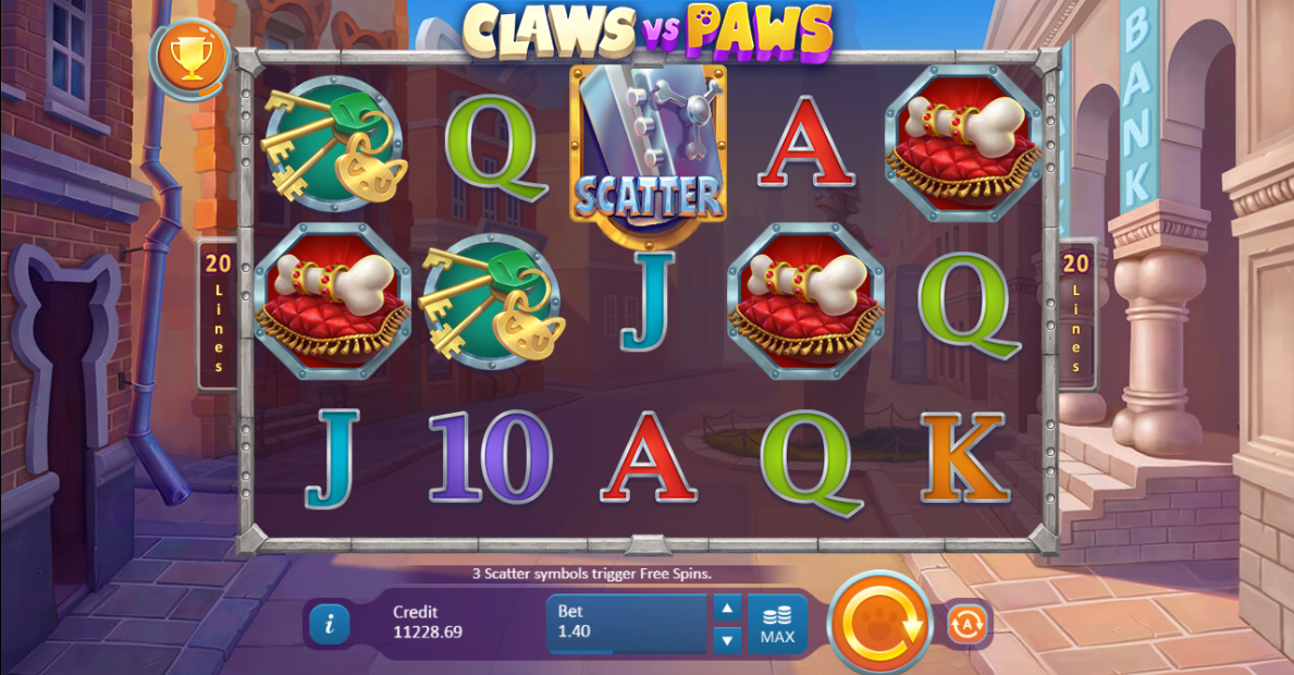 claws vs paws gameplay