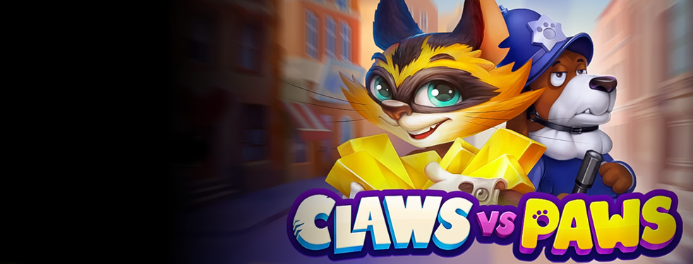 claws vs paws slots game logo