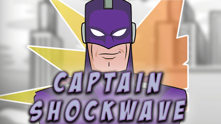 Captain Shockwave slots game logo