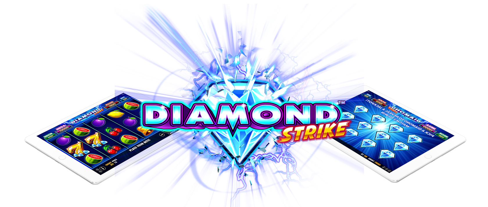 diamond strike slots game logo